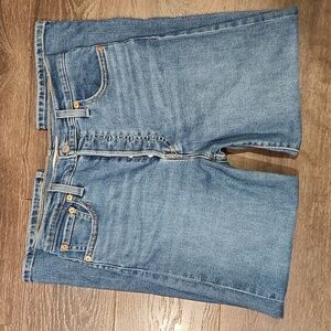 Levis Women's Ribcage Straight Ankle Jeans NWOT sz 28 x 27" Inseam Medium Blue